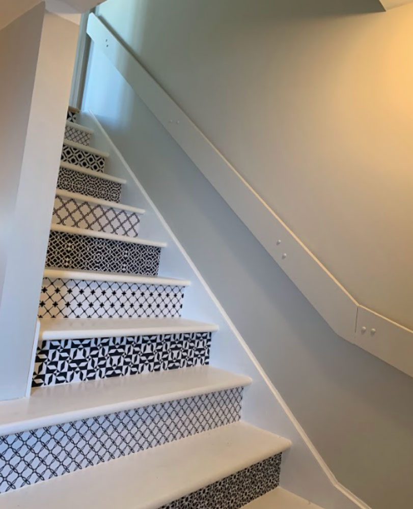 Projet : peinture escalier